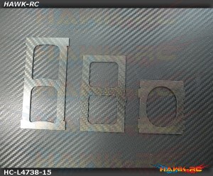 Hawk Creation 1.5mm Vertical Chassis Frames For LOGO 700